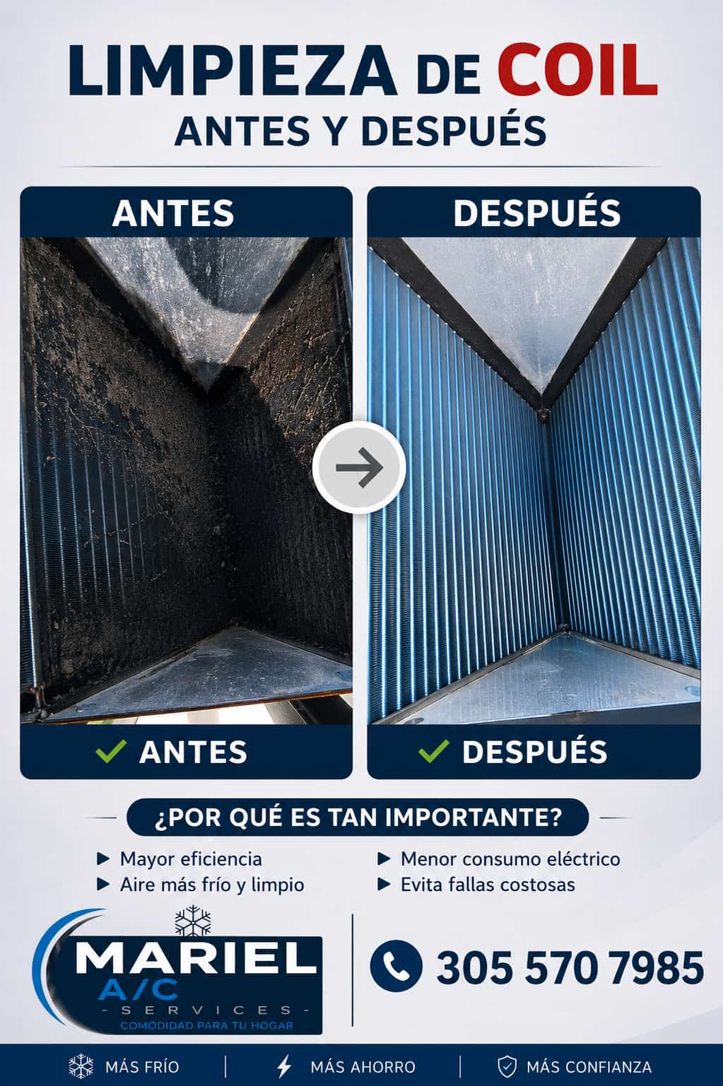 Comparación de limpieza