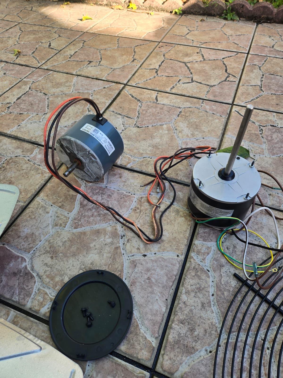 Motor reemplazado